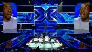 Malcolm B  Galen x factor 1210  2012 video amp lyrics [upl. by Nwatna]