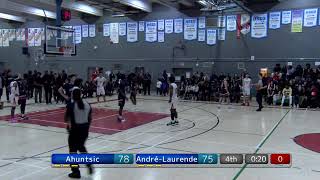 RSEQ Basketball D2 Ahuntsic VS AndréLaurendeau [upl. by Mercuri]