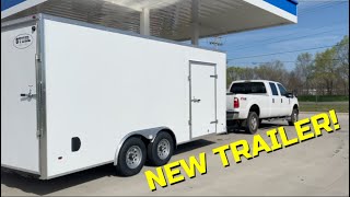 New 85x18 Enclosed Trailer [upl. by Schifra]