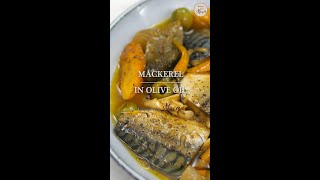 Mackerel in Olive Oil  The Easiest Fish Recipe You Can Make shorts [upl. by Ferris]