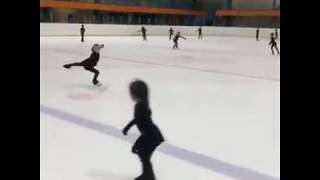 Veronika Zhilina 11 y o RUS  4S In Practice [upl. by Aisereht]