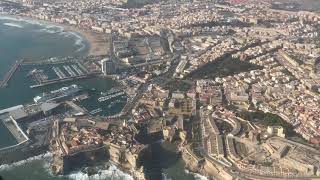 Landing at Melilla Airport Spain [upl. by Leirum]