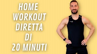 HOME WORKOUT 20 minuti total body [upl. by Bondie]