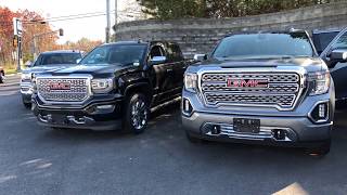 2019 Sierra Denali amp 2018 Sierra Denali  Quick Compare [upl. by Petrie]