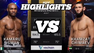 UFC 294 Chimaev vs Usman  Highlights [upl. by Flory888]