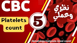 38تحليل صورة الدم الكاملةCBC الصفائح الدموية Platelets count وطريقة عدها بكل سهولة [upl. by Curcio283]