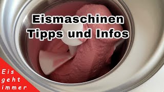 Eismaschinen  Tipps und Infos zu Kauf und Benutzung [upl. by Atiuqihc]