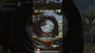 IGL 1v4 clutch bgmi t1clutch pubgmobile t1highlights pubg [upl. by Eliot814]