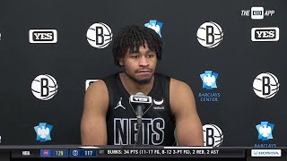 Cam Thomas on the Nets 9695 loss to Miami [upl. by Edelman821]