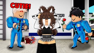 CREEPY Cops Had A CRUSH On Me And FRAMED Me Roblox Brookhaven 🏡RP [upl. by Sik909]