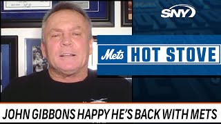 John Gibbons excited to be Mets bench coach team up with Carlos Mendoza  Mets Hot Stove  SNY [upl. by Trotta]