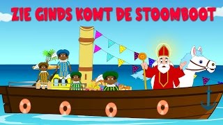 Sinterklaasliedjes van vroeger  Kinderliedjes Compilatie  Zie ginds komt de stoomboot etc [upl. by Blatt]