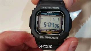 【gショック】 DW5600 時刻合わせ （実機レビュー） [upl. by Minda345]