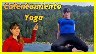 Calentamiento principiantes al YOGA [upl. by Jabon]