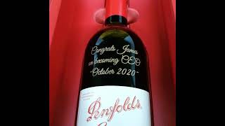 Personalised Penfolds Grange [upl. by Aitra]