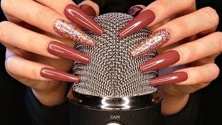 ASMR Mic Scratching with Long Nails  Some Tapping  Blue Yeti amp Rode Mics  No Talking [upl. by Ayotac273]