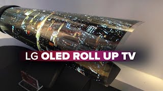 LG OLED TV rolls up like a piece of paper [upl. by Etra]