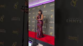 Angela Bassett Celebrates First Emmy Win for Narrating Nat Geo’s ‘Queens’ [upl. by Bluma]