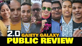 20 Movie PUBLIC REVIEW At Gaiety Galaxy  Rajinikanth Sir Akshay Kumar  Shankar  2D Hindi [upl. by Ynaffat]