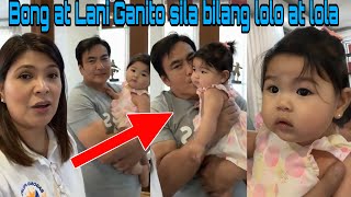 Bong Revilla at Lani Mercado kasama ang baby Lauren nila ang kanilang granddaughter [upl. by Aisatsanna]