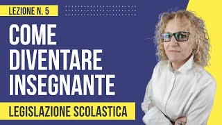 Come diventare insegnante dopo la Buona scuola dlgs n592017 [upl. by Arreik]