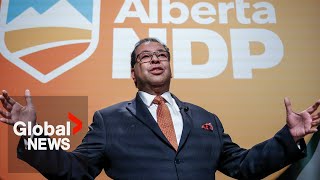 Naheed Nenshi voted new Alberta NDP leader in landslide victory [upl. by Ly8]