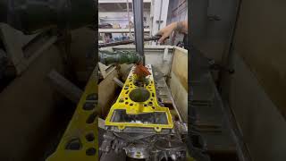 Plateau Honing Finishing Process for BMW V8 Cylinder Block Getting Resleeve subscribe rebuild [upl. by Naraj]