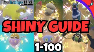 BEST Shiny Hunting Location for EVERY Pokemon in Indigo Disk 1100 [upl. by Otha]