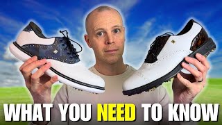 STOP Choosing the Wrong Golf Shoes Footjoy Premiere Series vs Traditions [upl. by Adrell365]