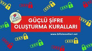 Güçlü Şifre Oluşturma Kuralları [upl. by Enilraep]