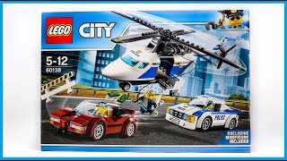 LEGO City 60138 Police High Speed Chase Speed Build [upl. by Marv]