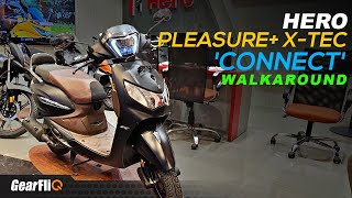 2023 Hero Pleasure XTec Connect  Feature Loaded  Walkaround  GearFliQ [upl. by Lole672]