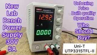 UniT UTP3315TFLII Lab bench power supply [upl. by Adahsar943]