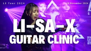 LisaX quotHammockquot Guitar Clinic Live in Manila for the L3 2024 Tour [upl. by Agem]