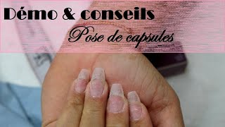 UNE POSE DE CAPSULES EN 8 ÉTAPES POUR ONGLES EN GEL ACRYLIQUE POLYGEL [upl. by Ling]