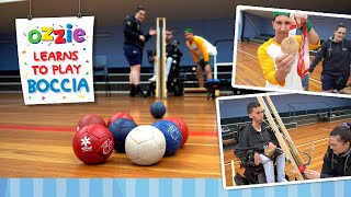 How To Play Boccia With Dan Michel amp Ozzie  Educational Video About Boccia  Boccia For Kids [upl. by Merwin]