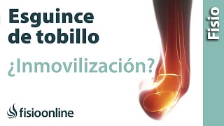 ¿Por qué NO inmovilizar un esguince o torcedura de tobillo [upl. by Ronnica]