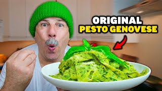 Luigis ORIGINAL PESTO GENOVESE Rezept mit GEHEIMZUTAT [upl. by Quint]