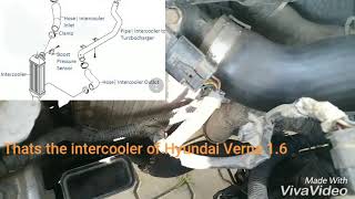 Easiest intercooler cleaning technique  Hyundai Verna  Accent  Solaris 16 crdi [upl. by Sibylle]