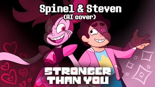 Steven Universe amp Spinel  Stronger Than You Undertale version AI Cover [upl. by Tlaw987]