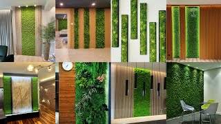 very beautiful and modern artificial grass wall decor ideas stylishdecor [upl. by Edme]