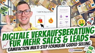 Digitale Verkaufsberatung für mehr Sales amp Leads 🤑 Gamifaction Multi Step Formular Guided Selling 📈 [upl. by Cookie]