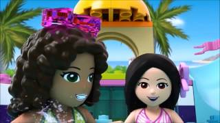 Smyths Toys  LEGO Friends Heartlake Summer Pool 41313 [upl. by Shermy415]