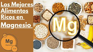 quotLos Alimentos Ricos en Magnesio que Debes de Conocerquot [upl. by Nehr861]