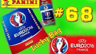 PANINI UEFA EURO 2016 FRANCE new OFFICIAL STICKER ALBUM EM Frankreich new UNBOXING 5 Aufkleber  68 [upl. by Kathe97]