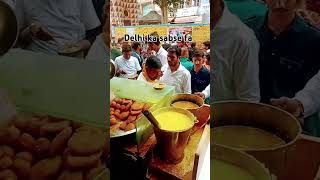 Kadi kachori samose streetfood food indianstreetfood foodie delhistreetfood shortfeed trend [upl. by Ecnarretal]