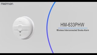 Wireless Interconnected Smoke Alarm HM633PHW [upl. by Venice167]