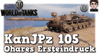 World of Tanks  Kanonenjagdpanzer 105 Ohares Ersteindruck deutsch  Preview [upl. by Nakeber]