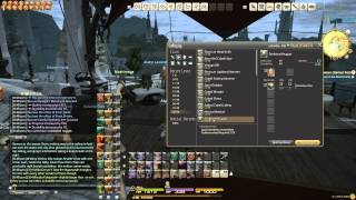 FFXIV A Realm Reborn  Crafting  Macro HQ 50 material from NQ Ingredients [upl. by Togram]