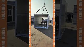 Folding House🌍 folding house fyp container containerhouse prefabricatedhouse [upl. by Onitnatsnoc]